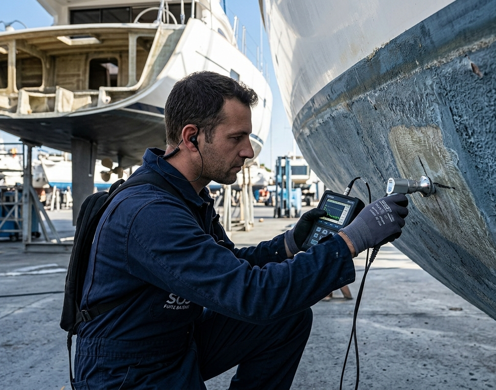 Équipements de détection fuite bateau yacht — SOS Fuite Bateau