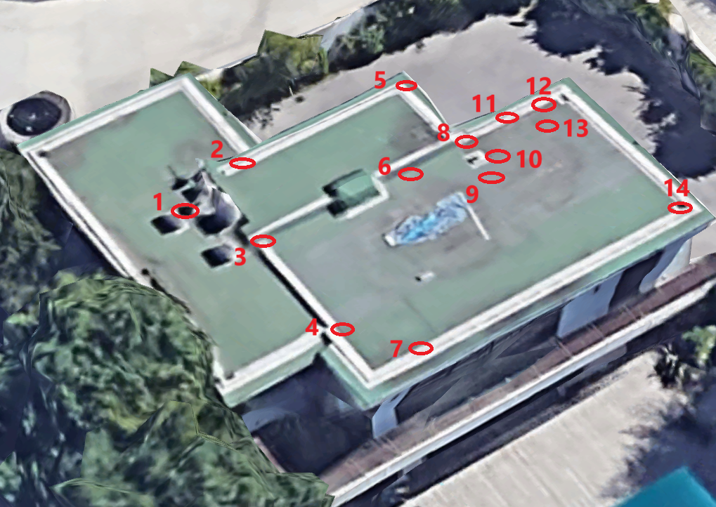 Vue d'ensemble des sorties de gaz relevées — SOS Fuite d'Eau
